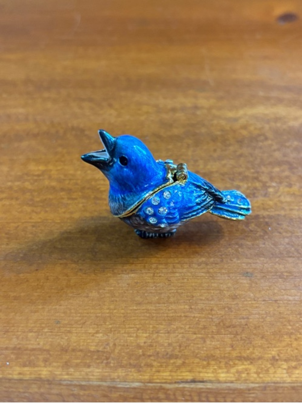Miniature Bluebird Trinket Box